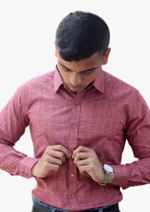 100%Recycled Cotton Shirt with Natural Dye